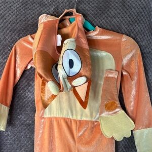 Bingo costume! Toddler Disney Bluey Bingo Halloween Costume Jumpsuit M